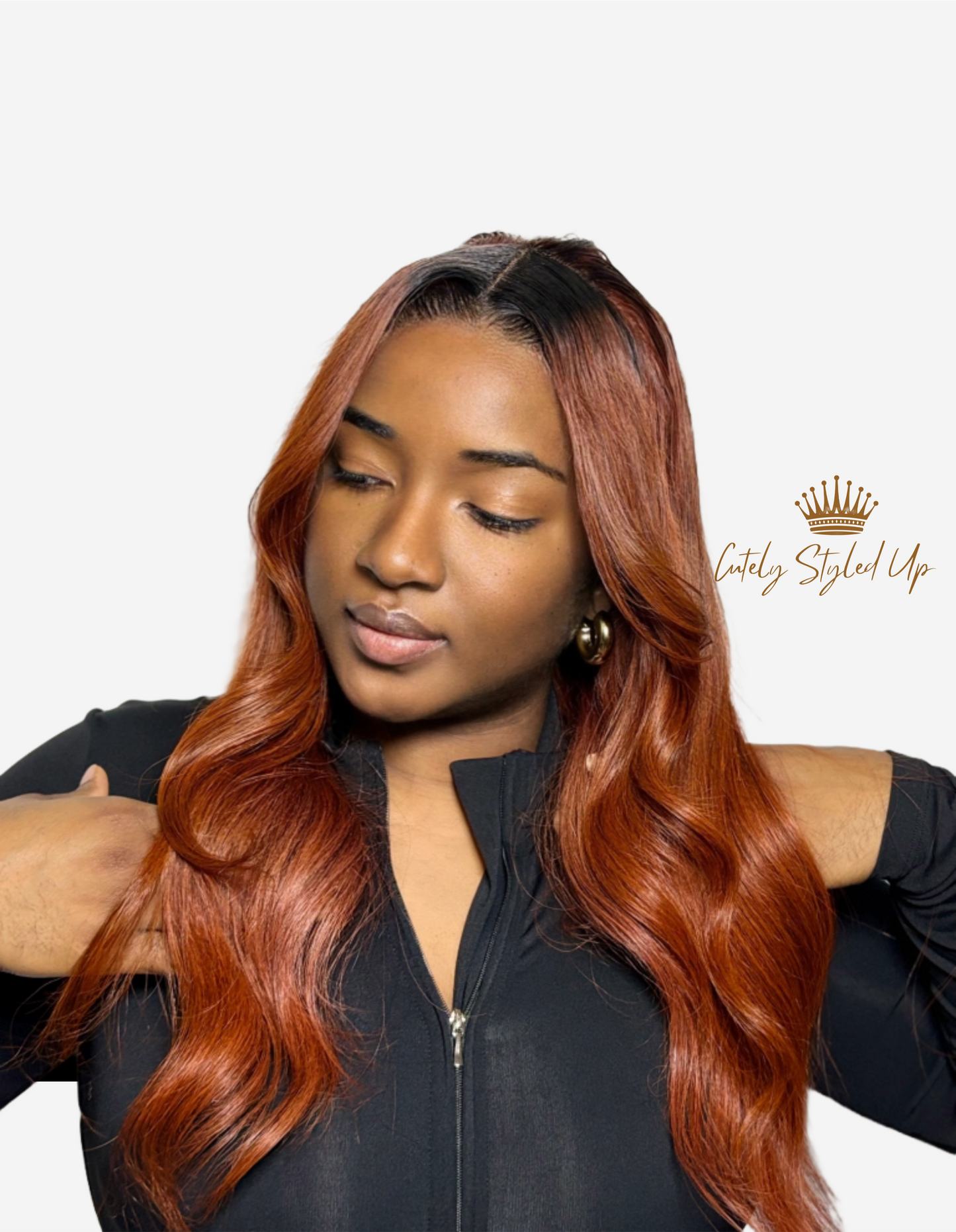 Fiery Glam: 180% Density Ginger Body Wave Wig
