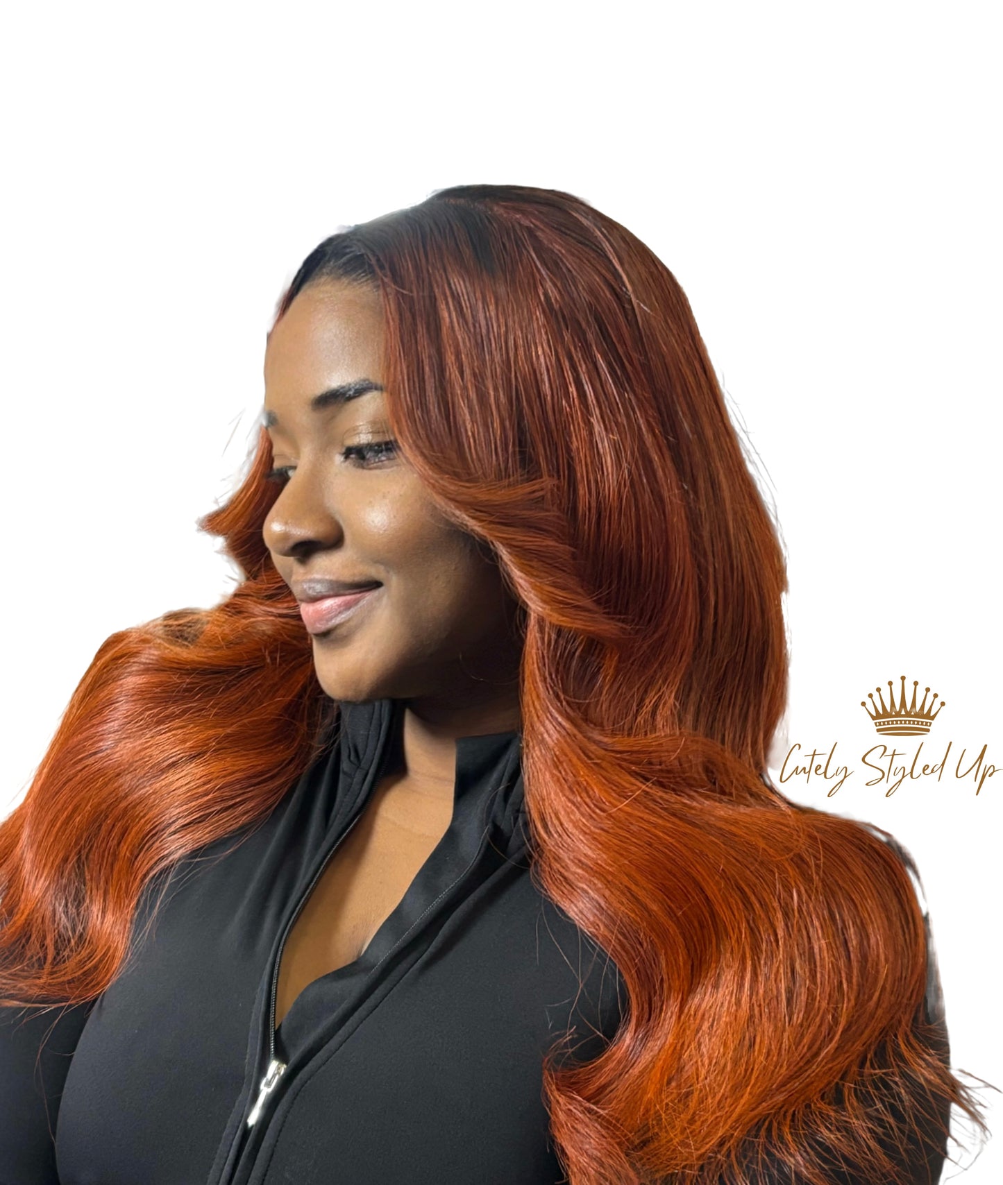 Fiery Glam: 180% Density Ginger Body Wave Wig