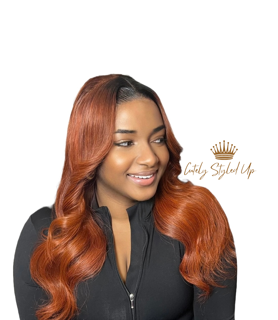 Fiery Glam: 180% Density Ginger Body Wave Wig